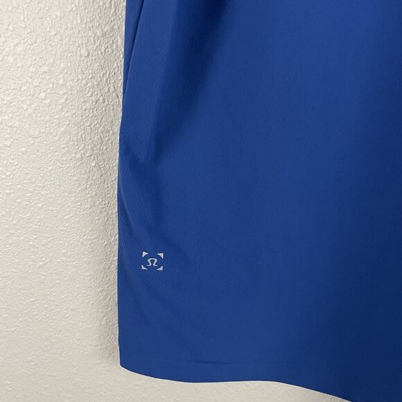 Lululemon Mens M Blue Evolution Polo Collared Shirt - Picture 4 of 4